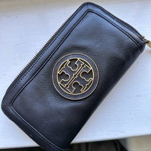 Tory Burch large zip wallet